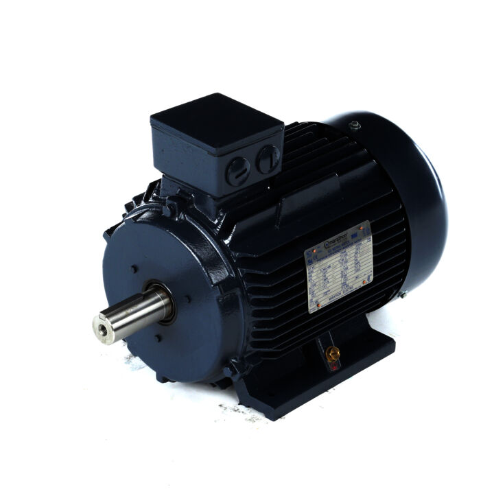 Cast Iron Motor, 10 HP, 3 Ph, 60 Hz, 575 V, 1800 RPM, 132M Frame, TEFC