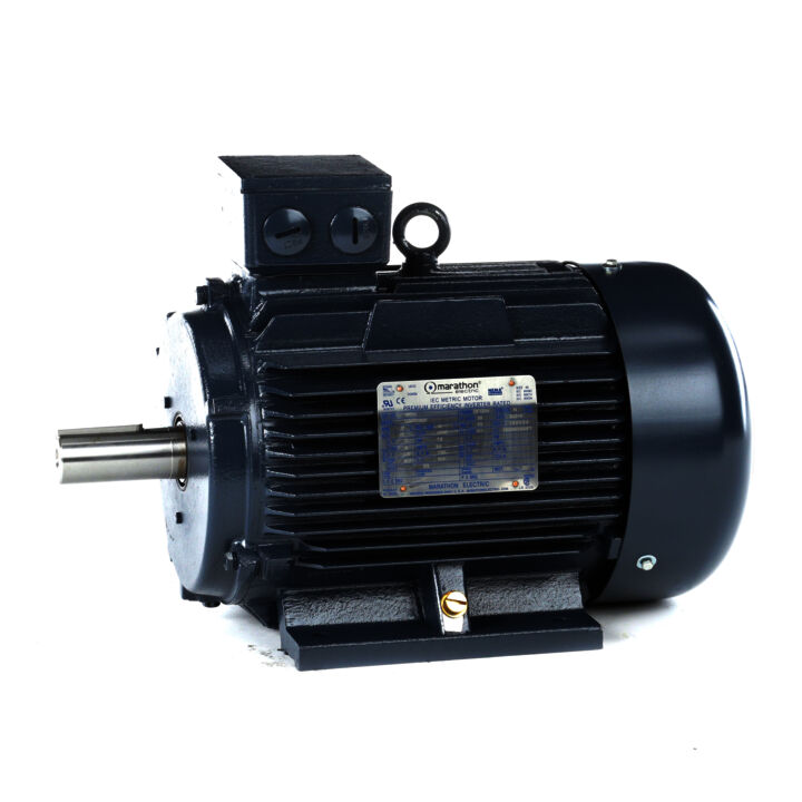 Cast Iron Motor, 10 HP, 3 Ph, 60 Hz, 575 V, 1800 RPM, 132M Frame, TEFC