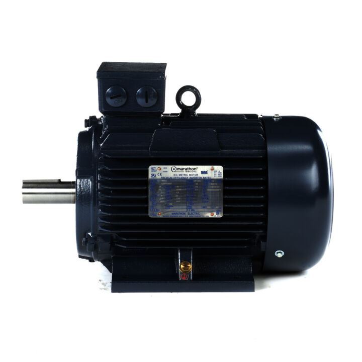 Cast Iron Motor, 10 HP, 3 Ph, 60 Hz, 575 V, 1800 RPM, 132M Frame, TEFC