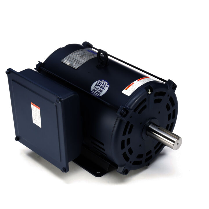 Air Compressor Motor, 7.50 HP, 1 Ph, 60 Hz, 230 V, 1800 RPM, 215T Frame, DP