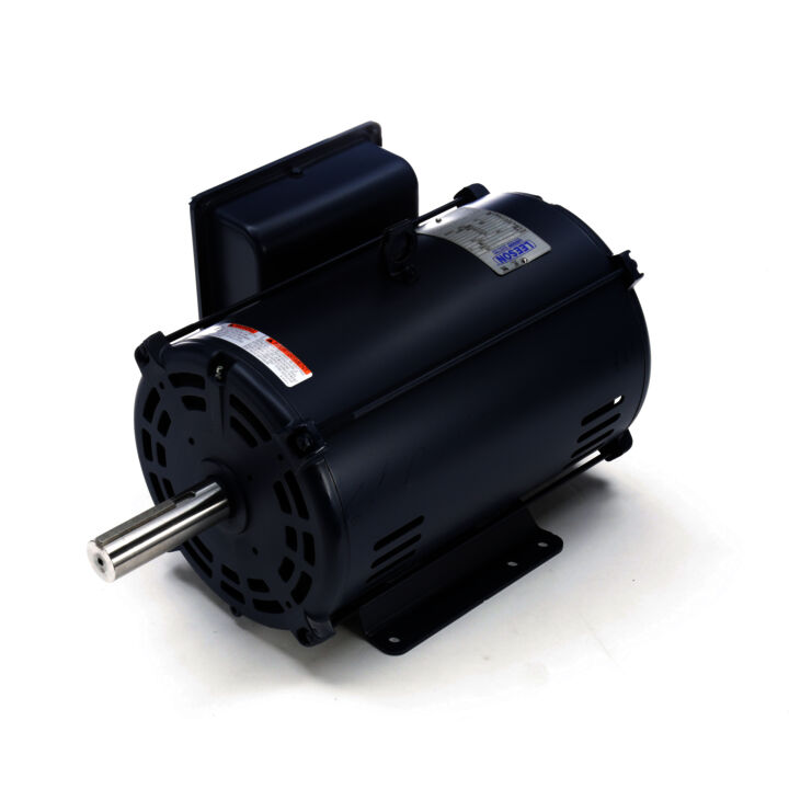 Air Compressor Motor, 10 HP, 1 Ph, 60 Hz, 230 V, 1800 RPM, 215TZ Frame, DP