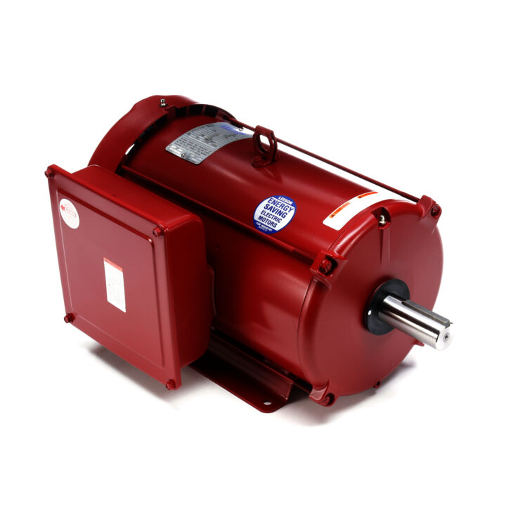 Agricultural Motor, 7.50 HP, 1 Ph, 60 Hz, 230 V, 1800 RPM, 215T Frame, TEFC