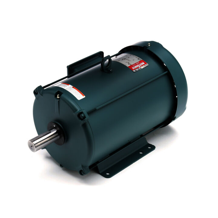 Air Compressor Motor, 10 & 10 HP, 3 Ph, 60 & 50 Hz, 230/460 & 190/380 V, 1800 & 1500 RPM, 215T Frame, TEFC