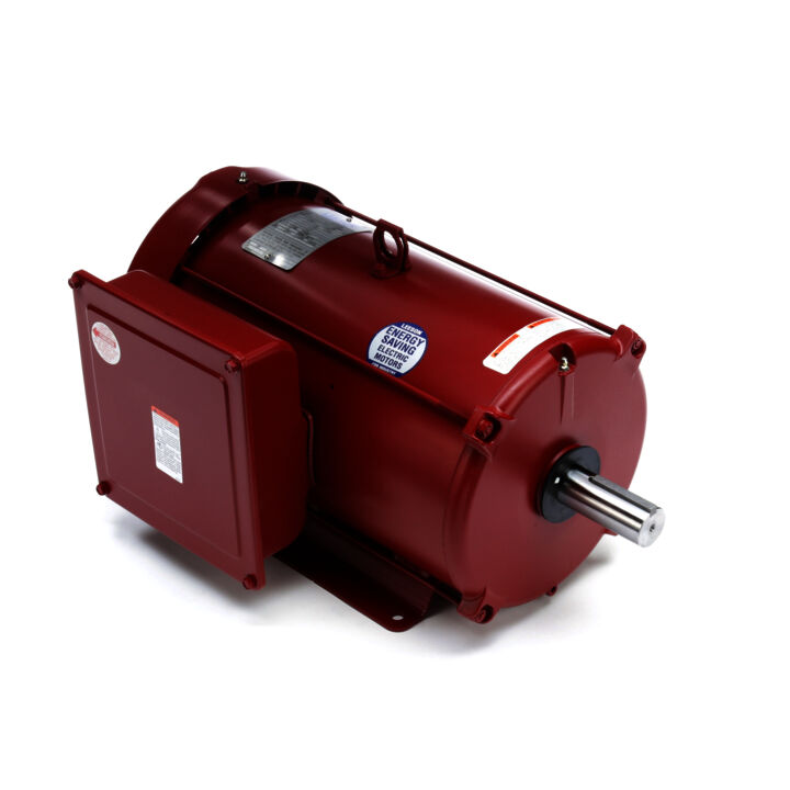 Agricultural Motor, 10 HP, 1 Ph, 60 Hz, 230 V, 1800 RPM, 215T Frame, TEFC