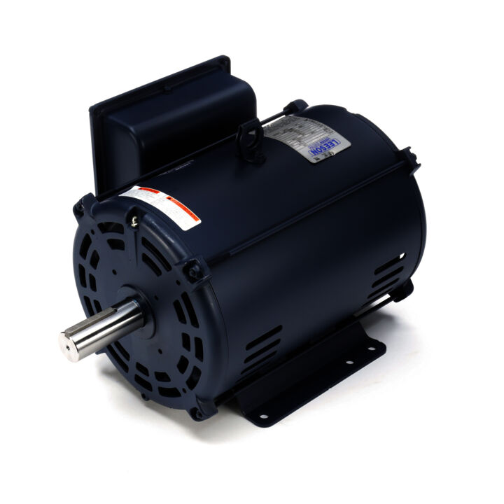 Air Compressor Motor, 7.50 HP, 1 Ph, 60 Hz, 230 V, 1800 RPM, 215T Frame, DP