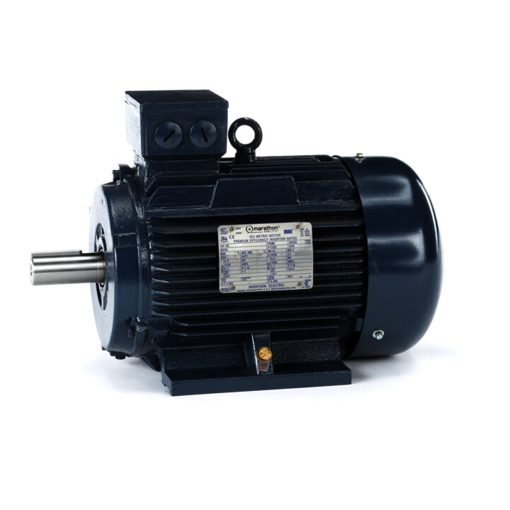 Cast Iron Motor, 10 HP, 3 Ph, 60 Hz, 575 V, 3600 RPM, 132S Frame, TEFC