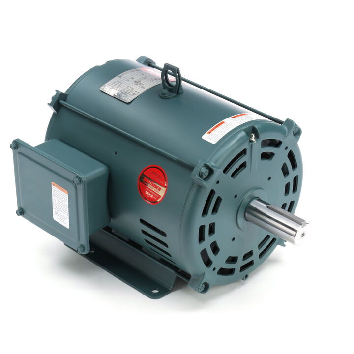 Special Voltage Motor, 10 HP, 3 Ph, 60 Hz, 200/400 V, 1800 RPM, 215T Frame, TEFC