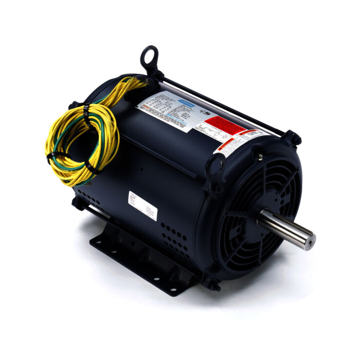 Crop Dryer Motor, 10 & 15 HP, 3 Ph, 60 & 60 Hz, 208-220/440 & 208-220/440 V, 3600 & 3600 RPM, 215TZ Frame, DP