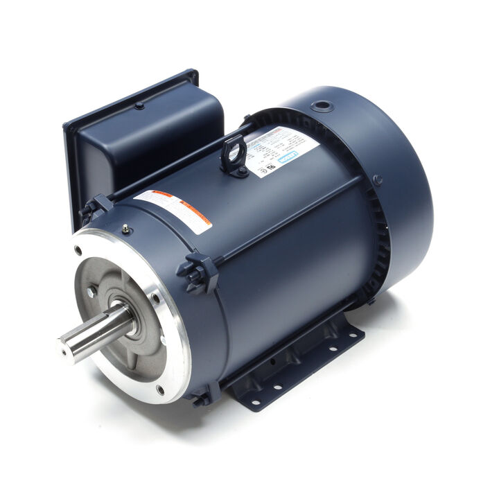 General Purpose Motor, 7.50 HP, 1 Ph, 60 Hz, 208-230 V, 3600 RPM, 213TC Frame, TEFC
