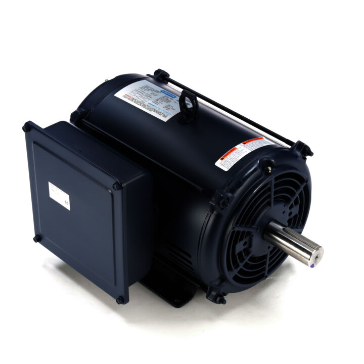 Air Compressor Motor, 7.50 HP, 1 Ph, 60 Hz, 208-230 V, 3600 RPM, 213T Frame, DP