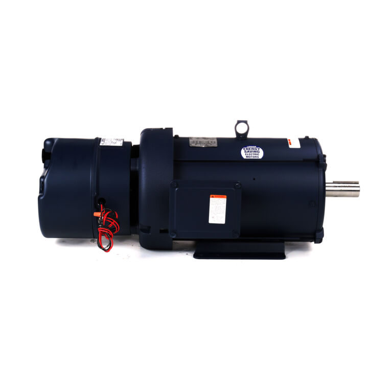 Brake Motor, 10 & 7.50 HP, 3 Ph, 60 & 50 Hz, 230/460 & 190/380 V, 1800 & 1500 RPM, 215T Frame, TEFC