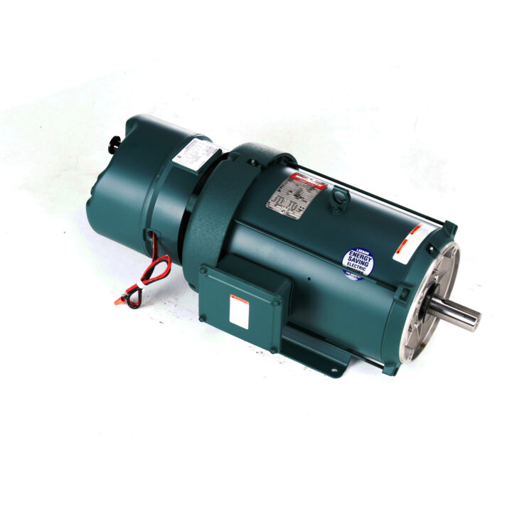 Brake Motor, 7.50 & 5 HP, 3 Ph, 60 & 50 Hz, 230/460 & 190/380 V, 1800 & 1500 RPM, 213TC Frame, TEFC