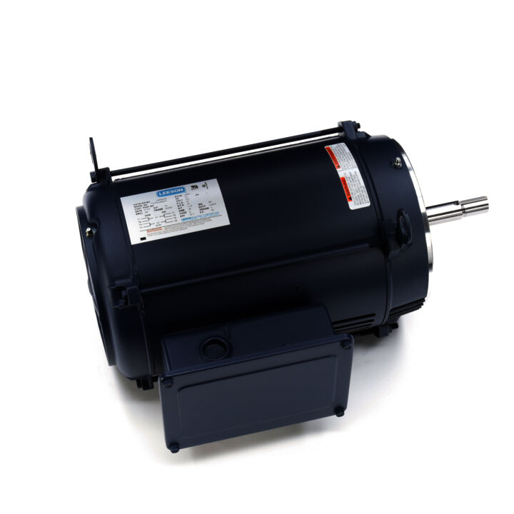 Close-Coupled Pump Motor, 10 HP, 1 Ph, 60 Hz, 230 V, 3600 RPM, 215JM Frame, DP