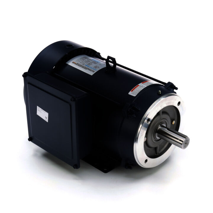 General Purpose Motor, 10 HP, 1 Ph, 60 Hz, 208-230 V, 3600 RPM, 215TC Frame, TEFC