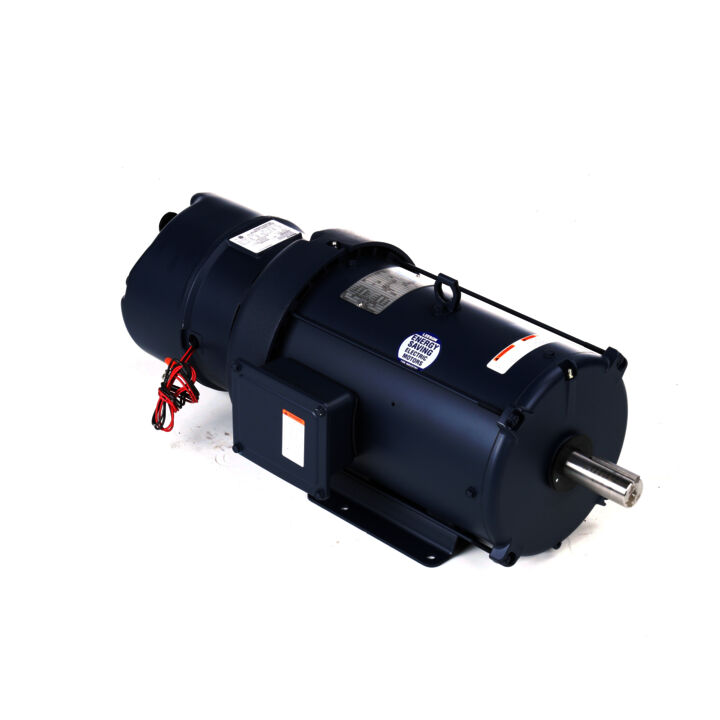 Brake Motor, 10 & 7.50 HP, 3 Ph, 60 & 50 Hz, 230/460 & 190/380 V, 1800 & 1500 RPM, 215T Frame, TEFC