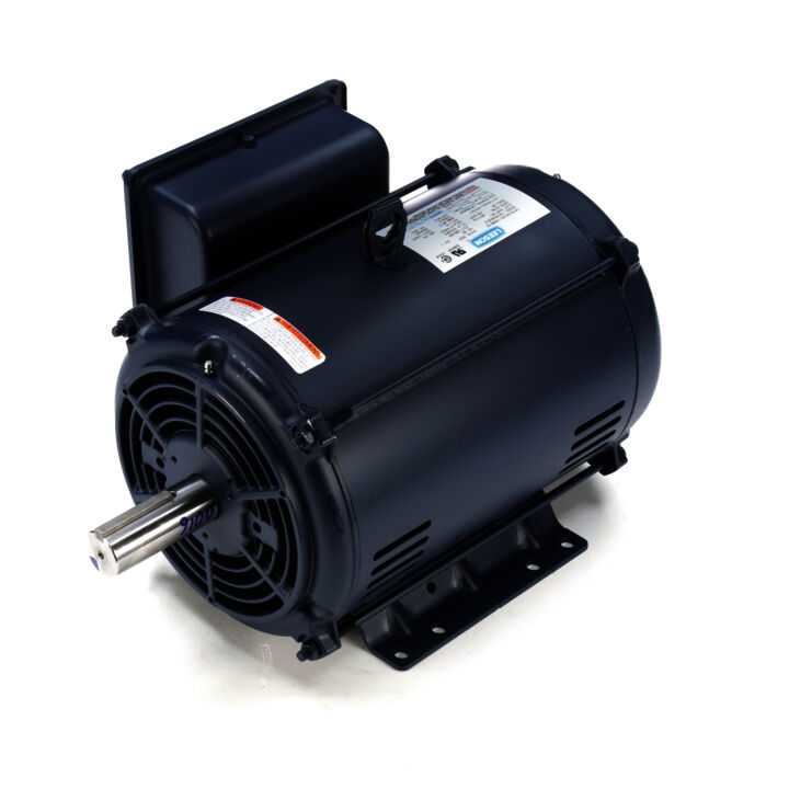 Air Compressor Motor, 7.50 HP, 1 Ph, 60 Hz, 208-230 V, 3600 RPM, 213T Frame, DP