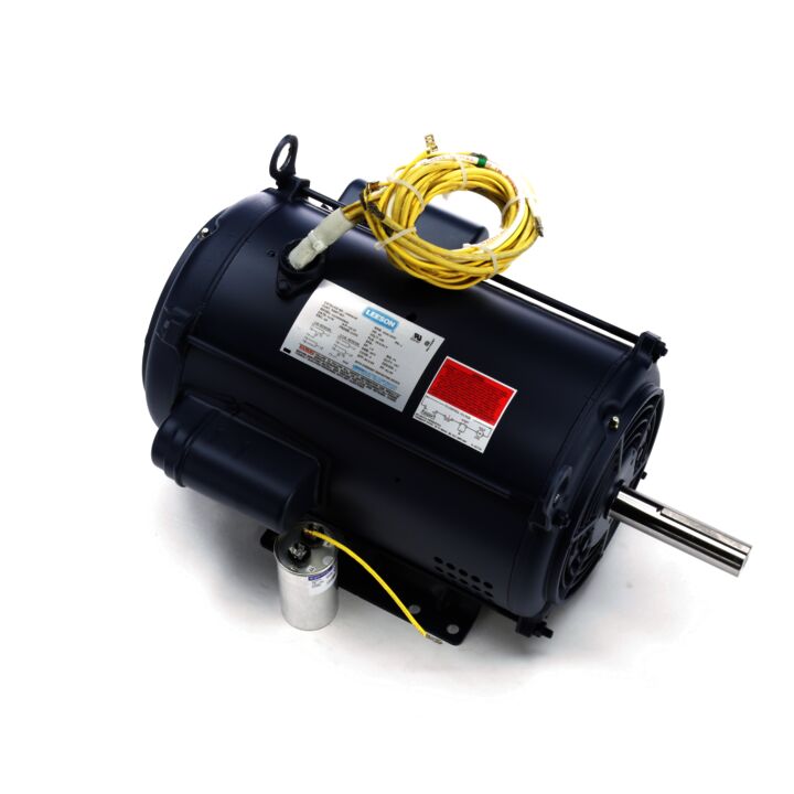 Crop Dryer Motor, 10 & 15 HP, 1 Ph, 60 & 60 Hz, 230 & 230 V, 3600 & 3600 RPM, 215TZ Frame, DP