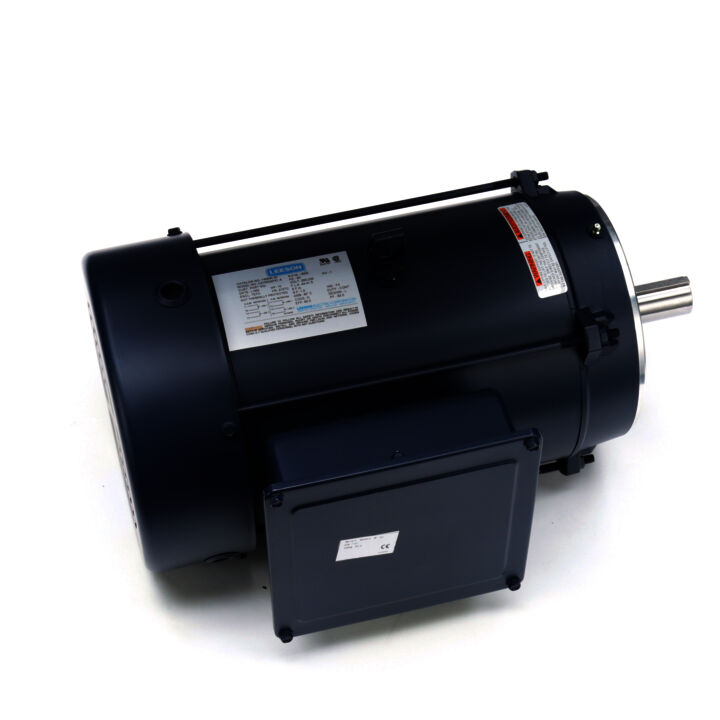 General Purpose Motor, 10 HP, 1 Ph, 60 Hz, 208-230 V, 3600 RPM, 215TC Frame, TEFC