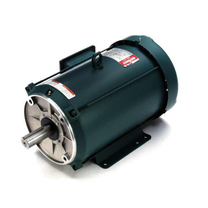 General Purpose Motor, 10 HP, 3 Ph, 60/50 Hz, 230/460 V, 1800 RPM, 215TC Frame, TEFC