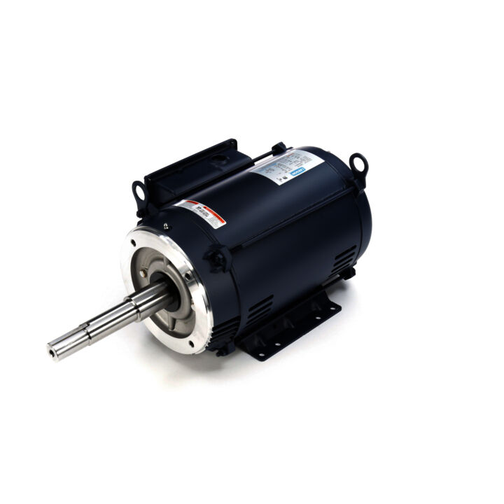 Close-Coupled Pump Motor, 10 HP, 1 Ph, 60 Hz, 230 V, 3600 RPM, 215JP Frame, DP