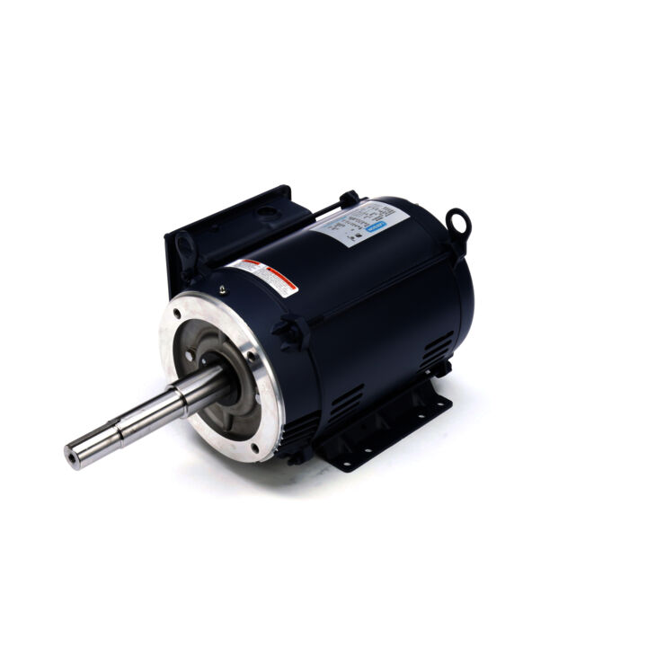 Close-Coupled Pump Motor, 7.50 HP, 1 Ph, 60 Hz, 230 V, 3600 RPM, 213JP Frame, DP