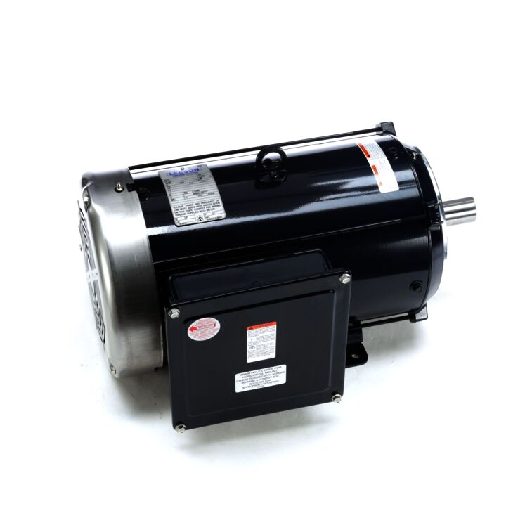 Agricultural Motor, 10 HP, 1 Ph, 60 Hz, 230 V, 1800 RPM, 215TC Frame, TEFC