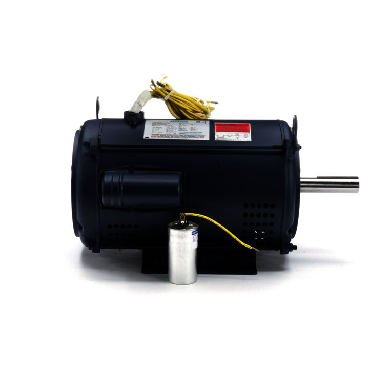 Crop Dryer Motor, 10 & 15 HP, 1 Ph, 60 & 60 Hz, 230 & 230 V, 3600 & 3600 RPM, 215TZ Frame, DP