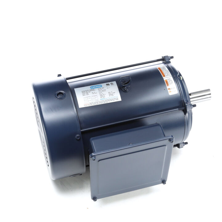 General Purpose Motor, 10 HP, 1 Ph, 60 Hz, 208-230 V, 3600 RPM, 215T Frame, TEFC