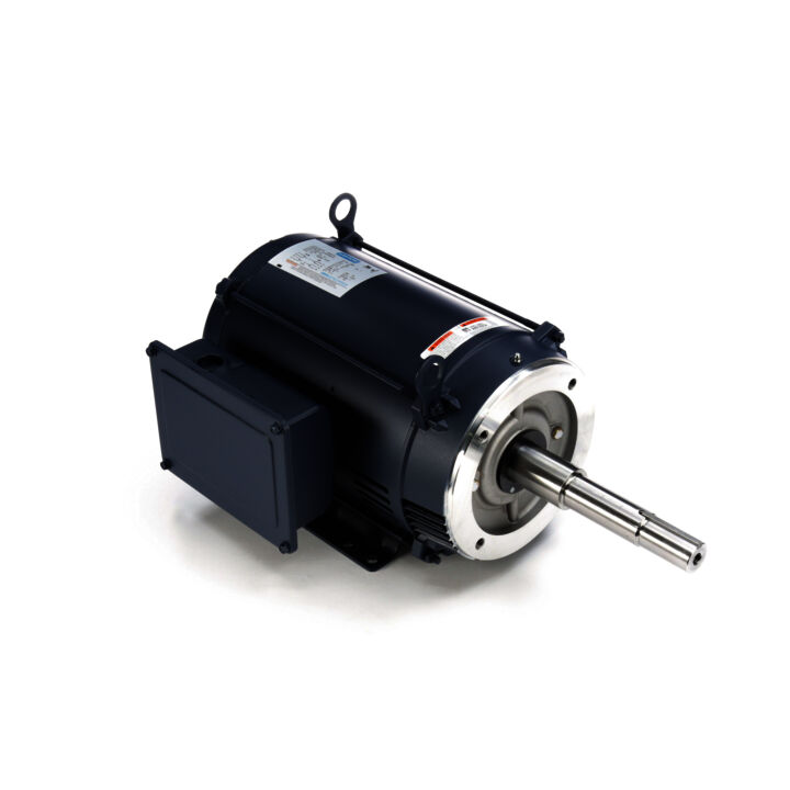 Close-Coupled Pump Motor, 10 HP, 1 Ph, 60 Hz, 230 V, 3600 RPM, 215JP Frame, DP