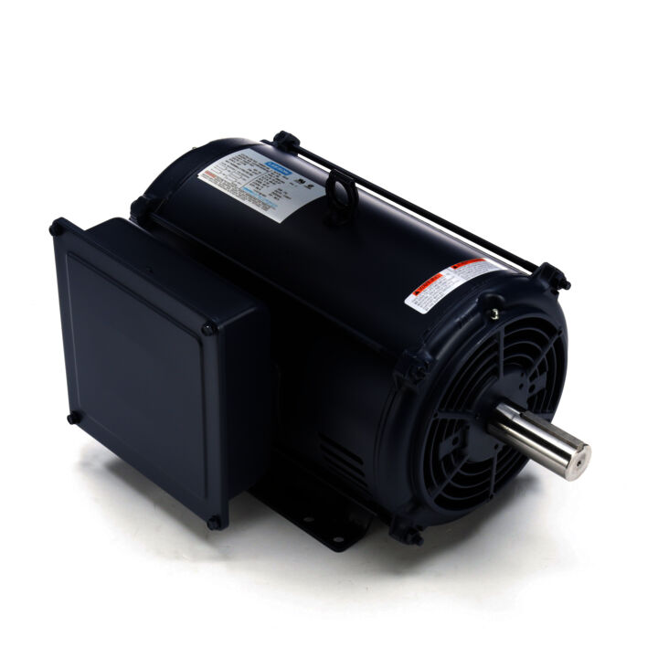 Air Compressor Motor, 10 HP, 1 Ph, 60 Hz, 208-230 V, 3600 RPM, 215T Frame, DP