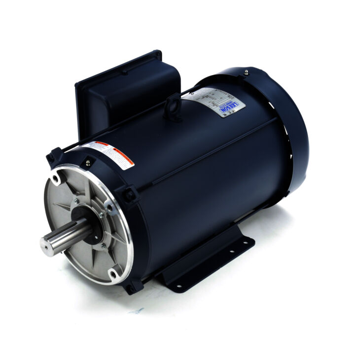 General Purpose Motor, 10 HP, 1 Ph, 60 Hz, 230 V, 1800 RPM, 215TC Frame, TEFC