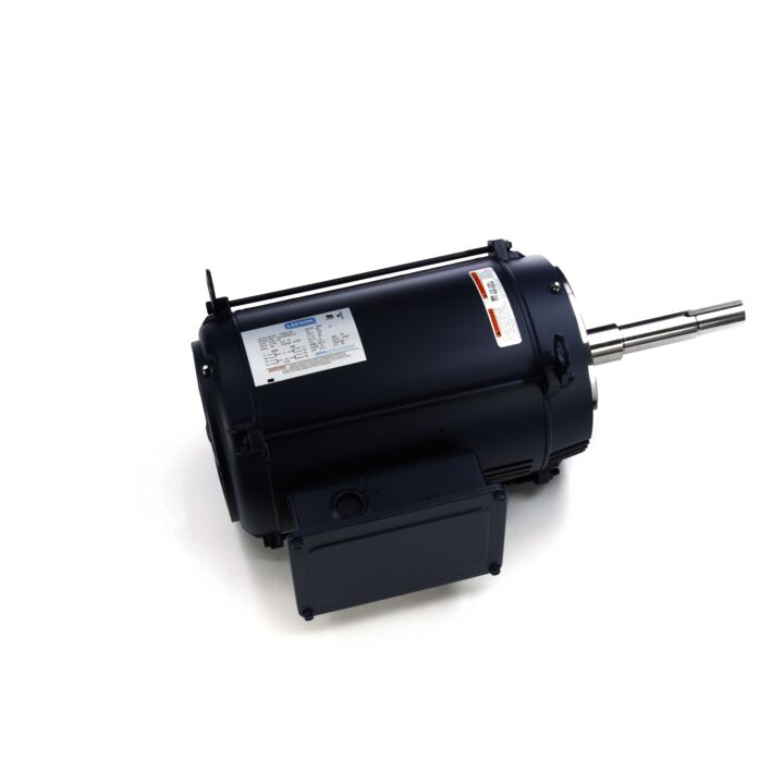 Close-Coupled Pump Motor, 10 HP, 1 Ph, 60 Hz, 230 V, 3600 RPM, 215JP Frame, DP