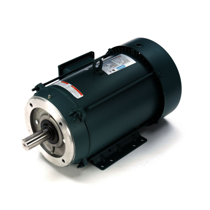 General Purpose Motor, 7.50 & 5 HP, 3 Ph, 60 & 50 Hz, 230/460 & 190/380 V, 3600 & 3000 RPM, 213TC Frame, TEFC