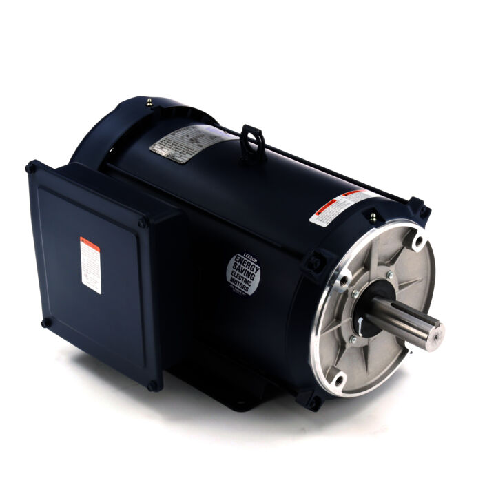 General Purpose Motor, 7.50 HP, 1 Ph, 60 Hz, 230 V, 1800 RPM, 215TC Frame, TEFC