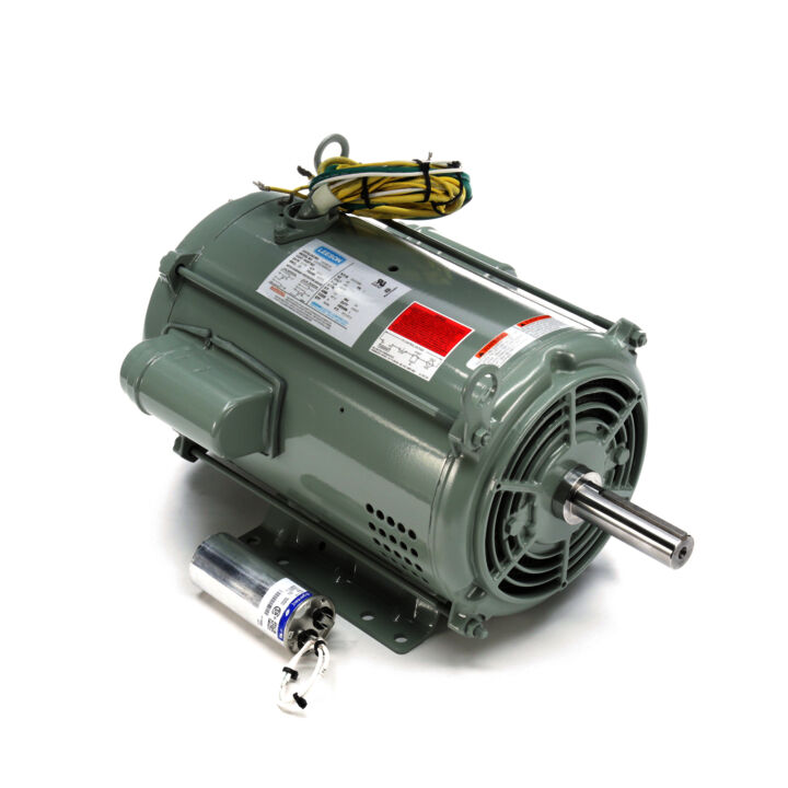 Crop Dryer Motor, 10 & 15 HP, 1 Ph, 60 & 60 Hz, 230 & 230 V, 3600 & 3600 RPM, 215TZ Frame, DP