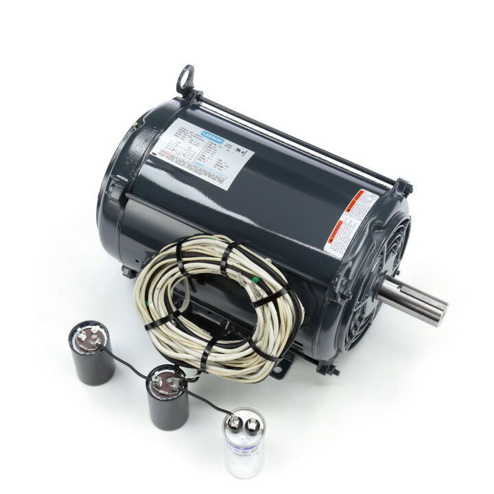 General Purpose Farm Duty Motor, 7.50 HP, 1 Ph, 60 Hz, 230 V, 1800 RPM, 215TVZ Frame, DPAO