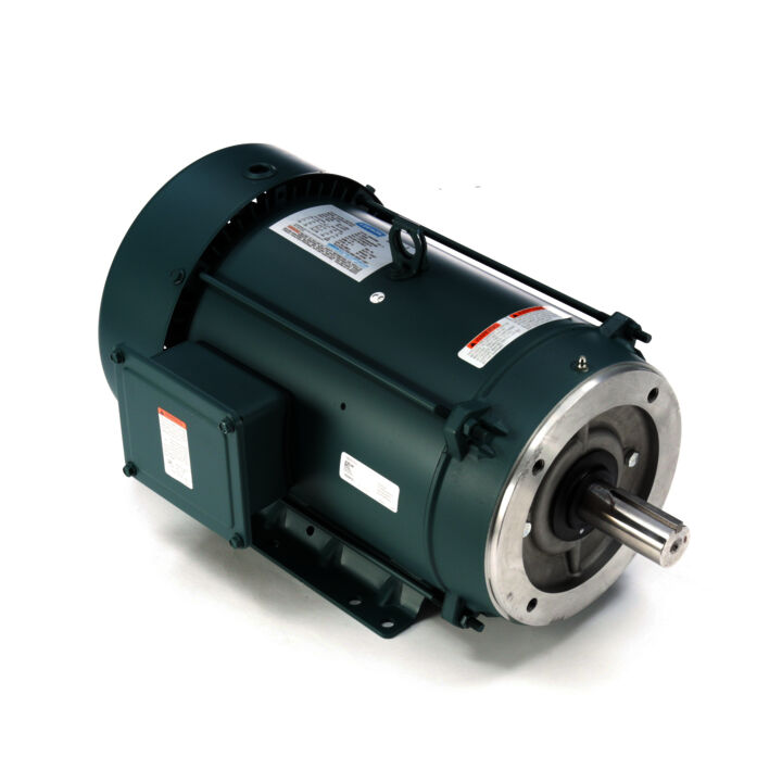 General Purpose Motor, 7.50 & 5 HP, 3 Ph, 60 & 50 Hz, 230/460 & 190/380 V, 3600 & 3000 RPM, 213TC Frame, TEFC
