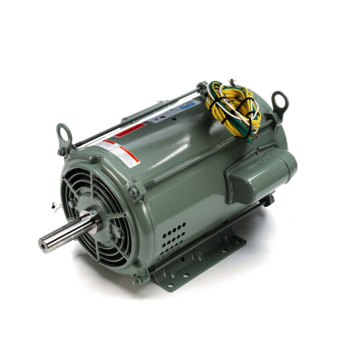 Crop Dryer Motor, 10 & 15 HP, 1 Ph, 60 & 60 Hz, 230 & 230 V, 3600 & 3600 RPM, 215TZ Frame, DP