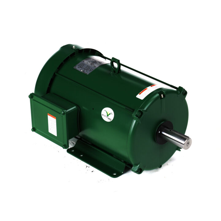 Agricultural Motor, 10 & 10 HP, 3 Ph, 60 & 50 Hz, 230/460 & 190/380 V, 1800 & 1500 RPM, 215T Frame, TEFC