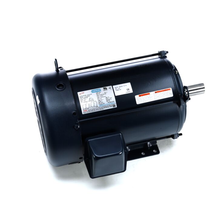 General Purpose Motor, 2 HP, 3 Ph, 60 Hz, 208-230/460 V, 900 RPM, 213T Frame, TEFC