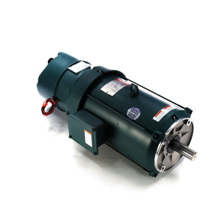 Brake Motor, 10 & 7.50 HP, 3 Ph, 60 & 50 Hz, 230/460 & 190/380 V, 1800 & 1500 RPM, 215TC Frame, TEFC