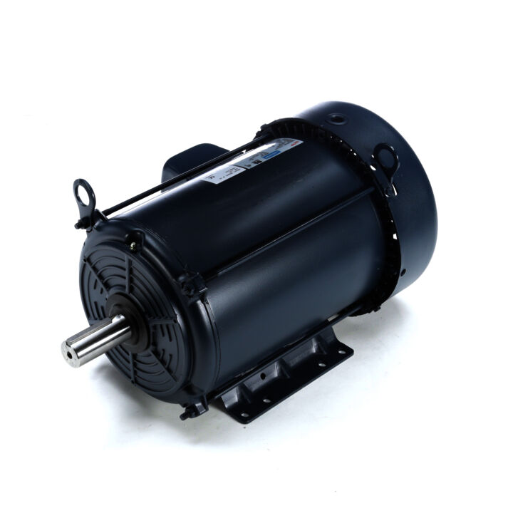 General Purpose Motor, 2 HP, 3 Ph, 60 Hz, 208-230/460 V, 900 RPM, 213T Frame, TEFC