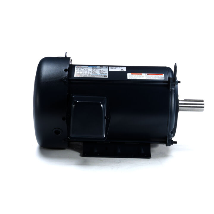 General Purpose Motor, 2 HP, 3 Ph, 60 Hz, 208-230/460 V, 900 RPM, 213T Frame, TEFC