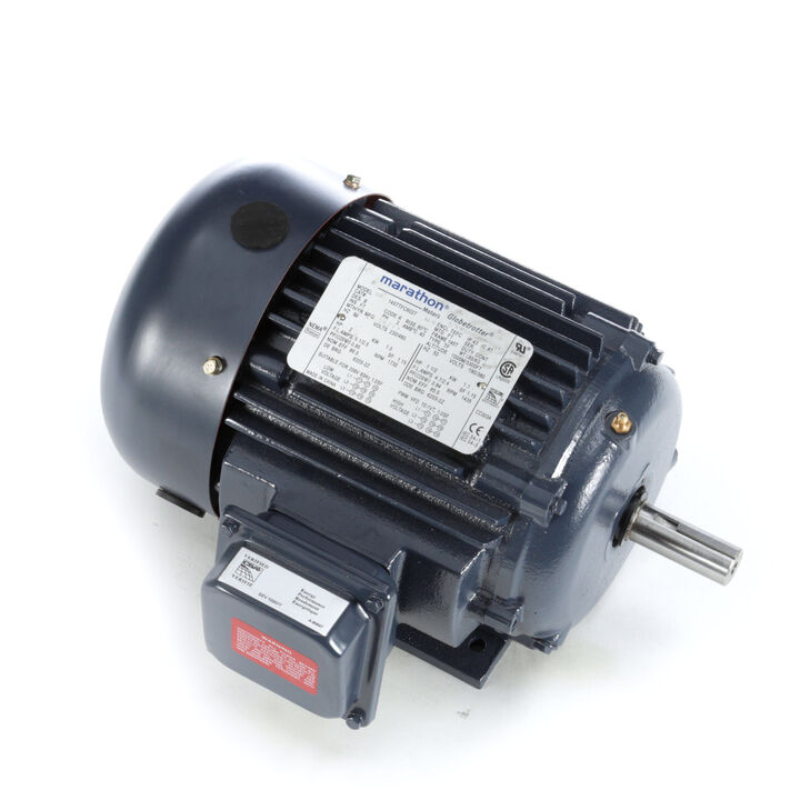 General Purpose Motor, 2 & 1.50 HP, 3 Ph, 60 & 50 Hz, 208-230/460 & 190/380 V, 1800 & 1500 RPM, 145T Frame, TEFC