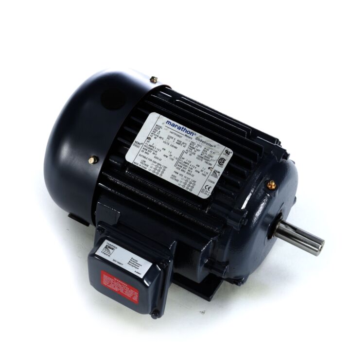 General Purpose Motor, 2 & 1.50 HP, 3 Ph, 60 & 50 Hz, 208-230/460 & 190/380 V, 1800 & 1500 RPM, 145T Frame, TEFC