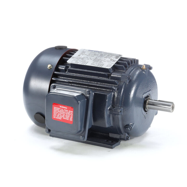 General Purpose Motor, 2 & 1.50 HP, 3 Ph, 60 & 50 Hz, 208-230/460 & 190/380 V, 1800 & 1500 RPM, 145T Frame, TEFC