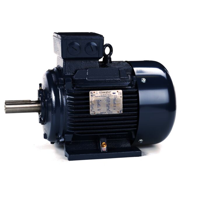 Cast Iron Motor, 10 & 7.50 HP, 3 Ph, 60 & 50 Hz, 230/460 & 200/400 V, 1200 & 1000 RPM, 160M Frame, TEFC