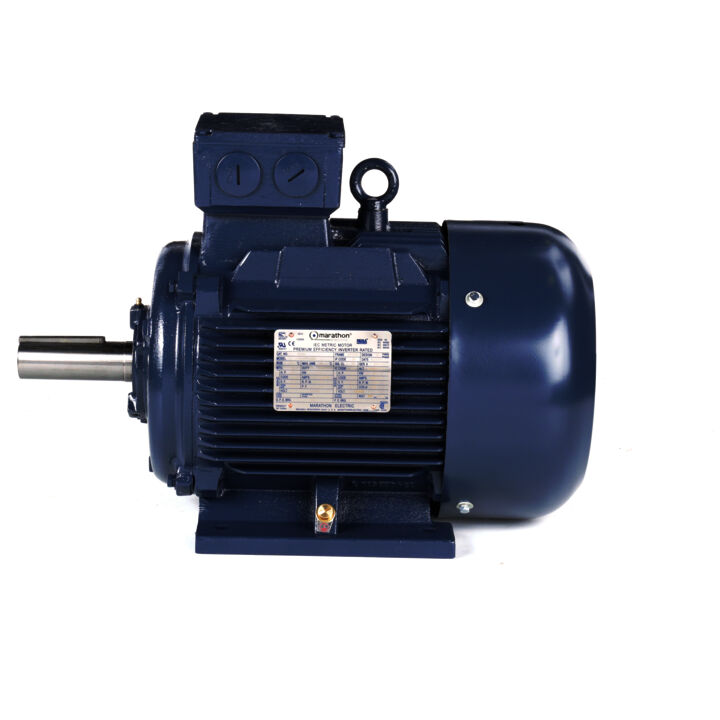 Cast Iron Motor, 15 & 10 HP, 3 Ph, 60 & 50 Hz, 230/460 & 200/400 V, 1800 & 1500 RPM, 160M Frame, TEFC