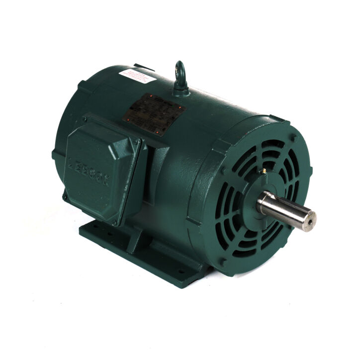 General Purpose Motor, 20 & 15 HP, 3 Ph, 60 & 50 Hz, 208-230/460 & 190/380 V, 1800 & 1500 RPM, 256T Frame, DP