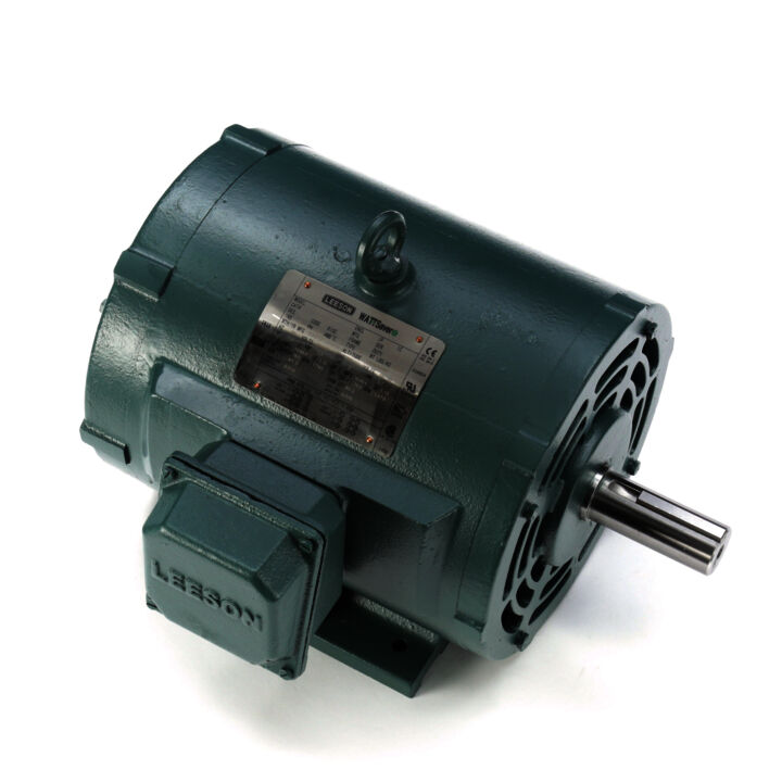 General Purpose Motor, 7.50 & 5 HP, 3 Ph, 60 & 50 Hz, 208-230/460 & 190/380 V, 1800 & 1500 RPM, 213T Frame, DP